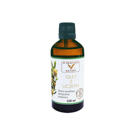 Olej z Uczepu - 100 ml  Skóra Wrażliwa, Łuszczycowa, Atopowa